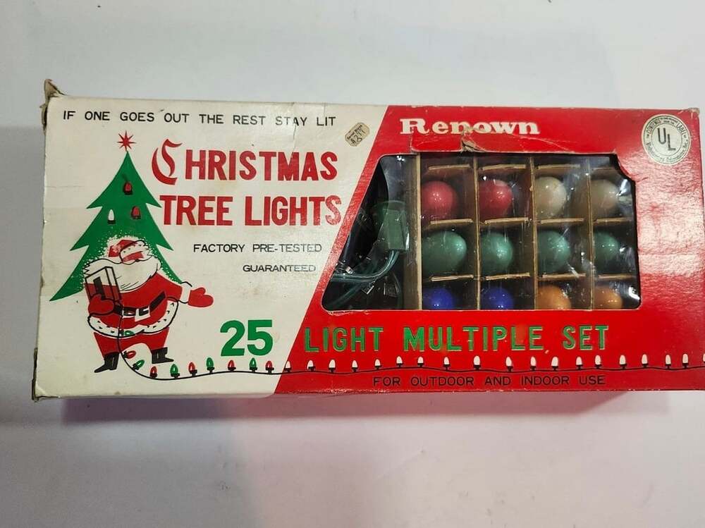 Renown Vintage 25 Light Multiple Set Christmas Tree Lights No. 227/25B